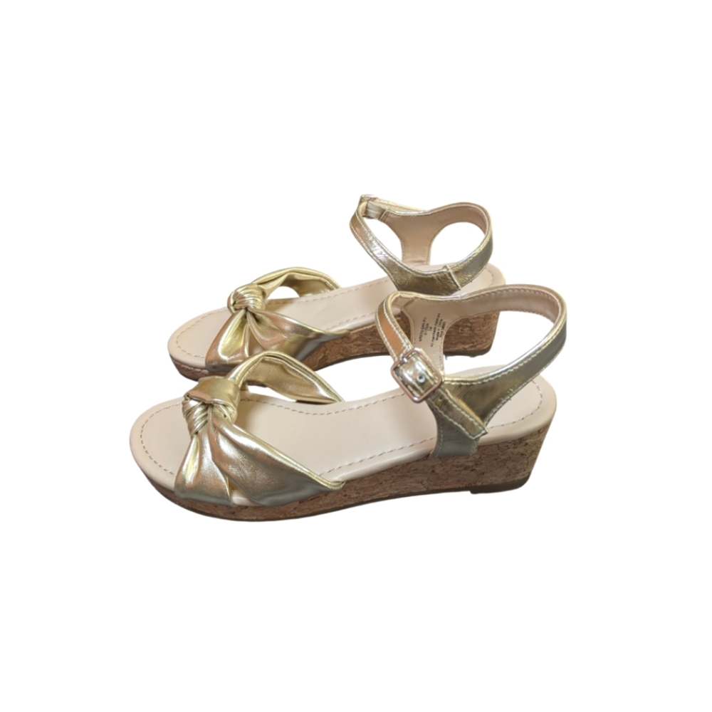 Nordstrom Rack Kids' NORDSTROM RACK Keegan Cork Wedge Sandal - Picture 2 of 4